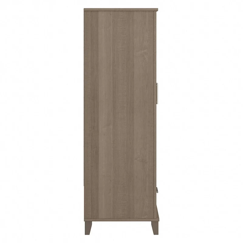 Tall Entryway Cabinet with Doors and Drawer