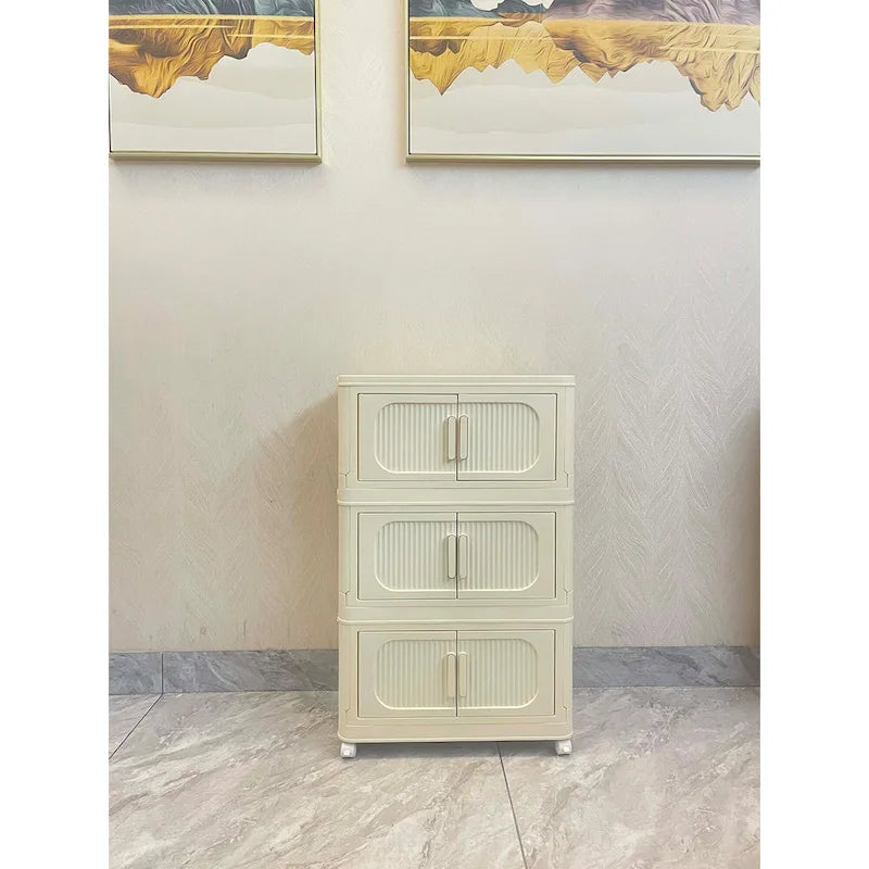 19.69 Side Wide Folding Storage Cabinet