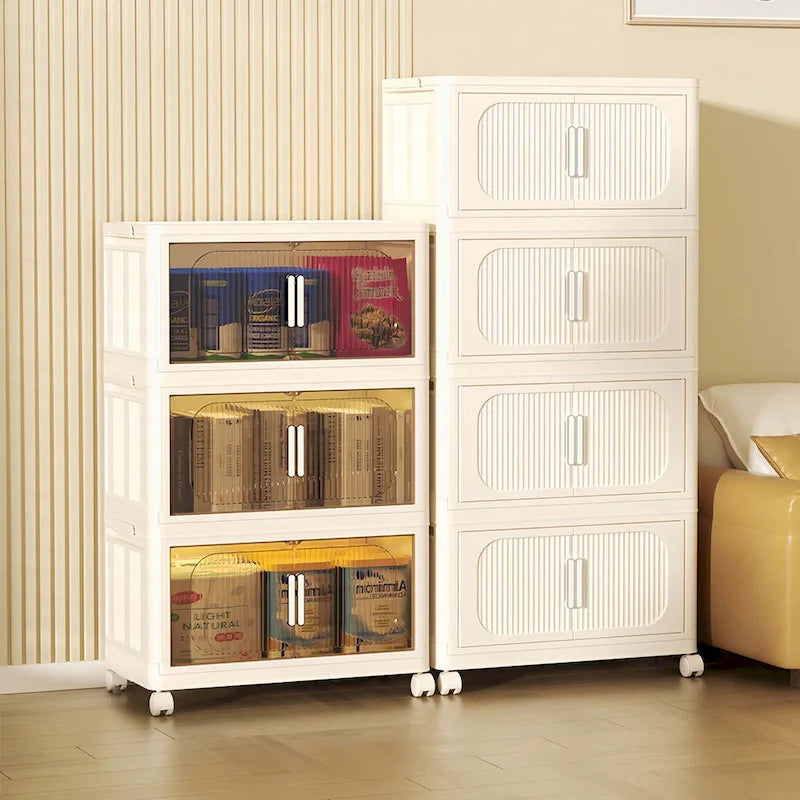 Mueble de almacenamiento plegable lateral ancho de 19.69