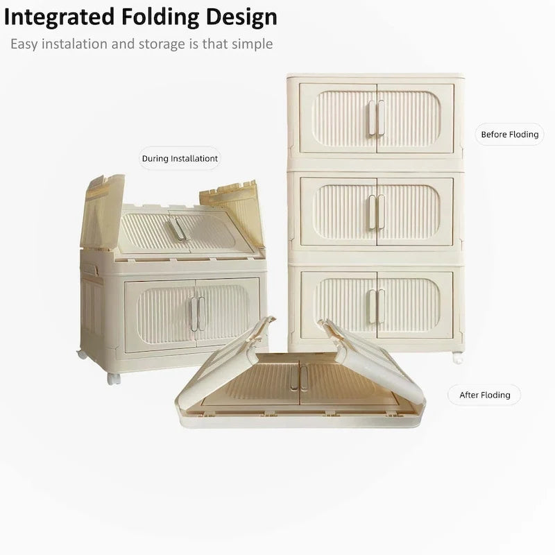 Mueble de almacenamiento plegable lateral ancho de 19.69