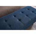 Upholstered Storage Bench with Nailhead Trim, Lift Top Ottoman Bench for Bedroom End of Bed