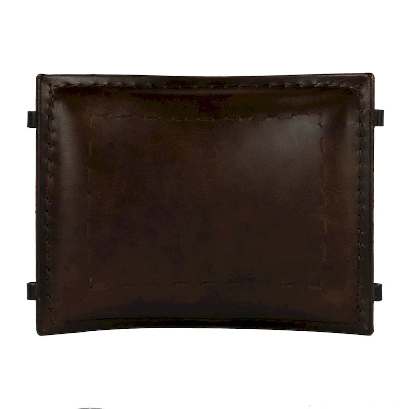 Tabourets d’appoint pliants en cuir, repose-pieds banc avec cadre métallique en X, pouf décoratif pour salon