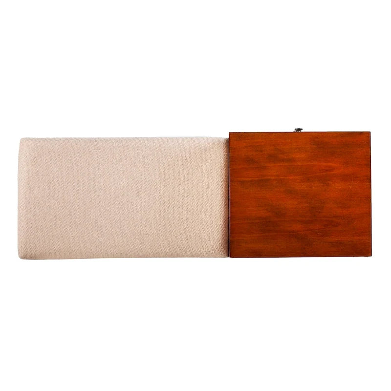 Midcentury Modern Upholstered Storage Bench