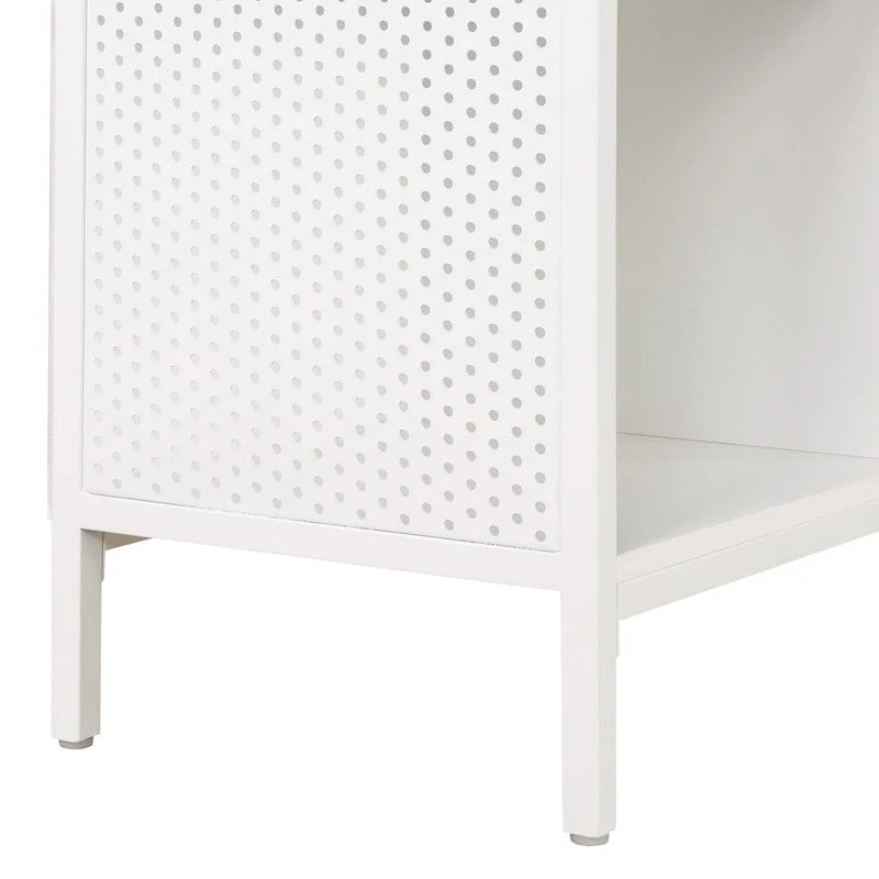 Estantería abierta de 8 cubos, unidad de almacenamiento industrial de madera y metal, mueble consola para sala de estar o recibidor