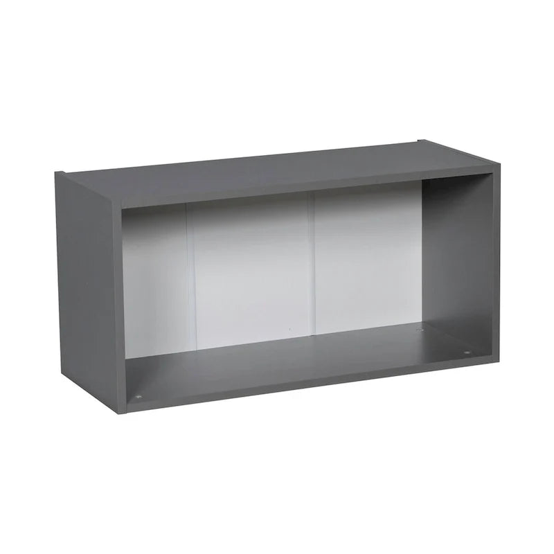 24 x 18 Wall Cabinet-Double Door-Grey - 24 x 18 x 12