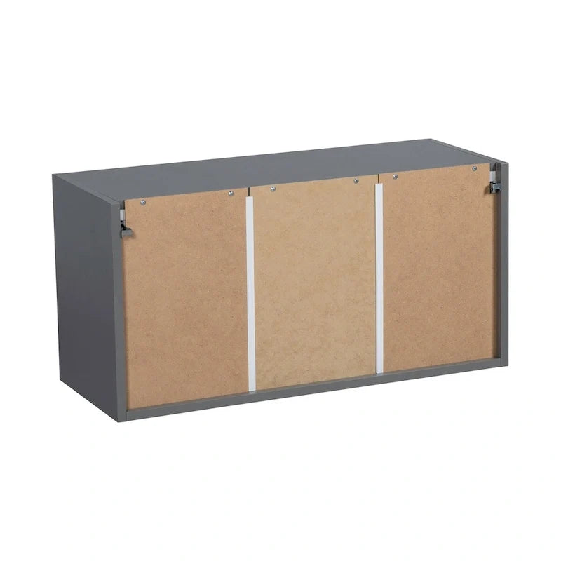 24 x 18 Wall Cabinet-Double Door-Grey