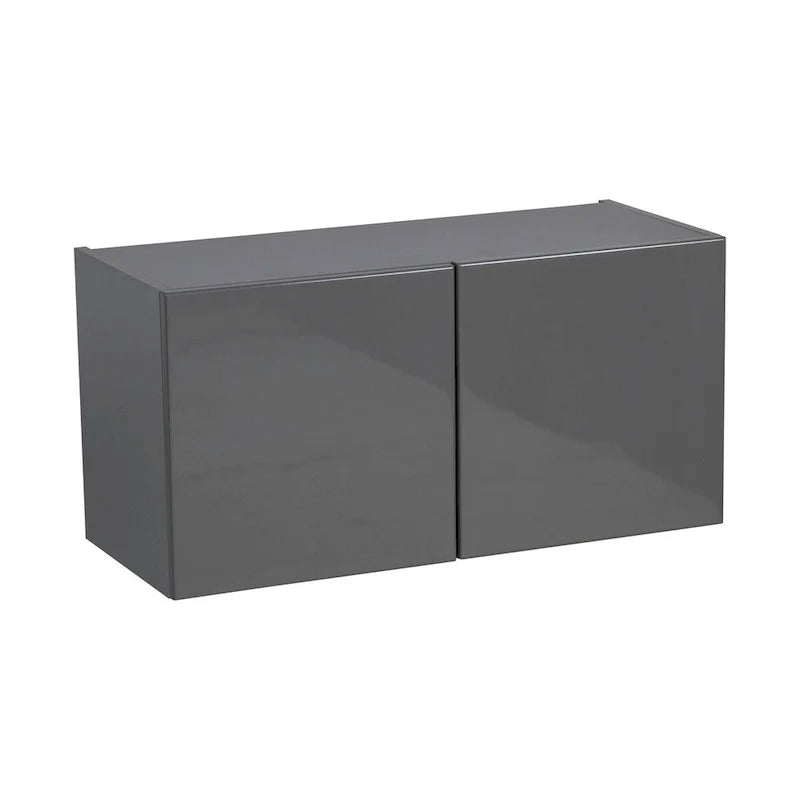 24 x 18 Wall Cabinet-Double Door-Grey