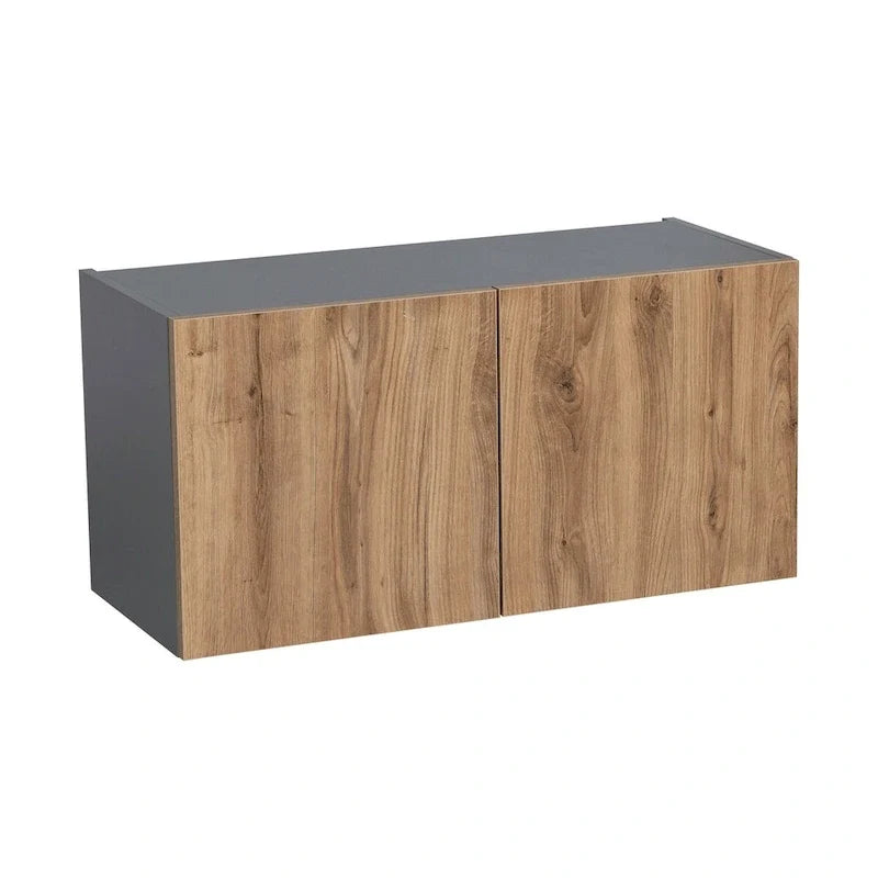 24 x 18 Wall Cabinet-Double Door-Grey