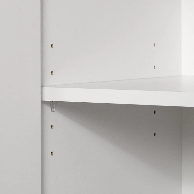 Weißer Akzentschrank mit goldenen Metallbeinen, Aufbewahrungsschrank mit 2 Türen für Eingangsbereich und Wohnzimmer