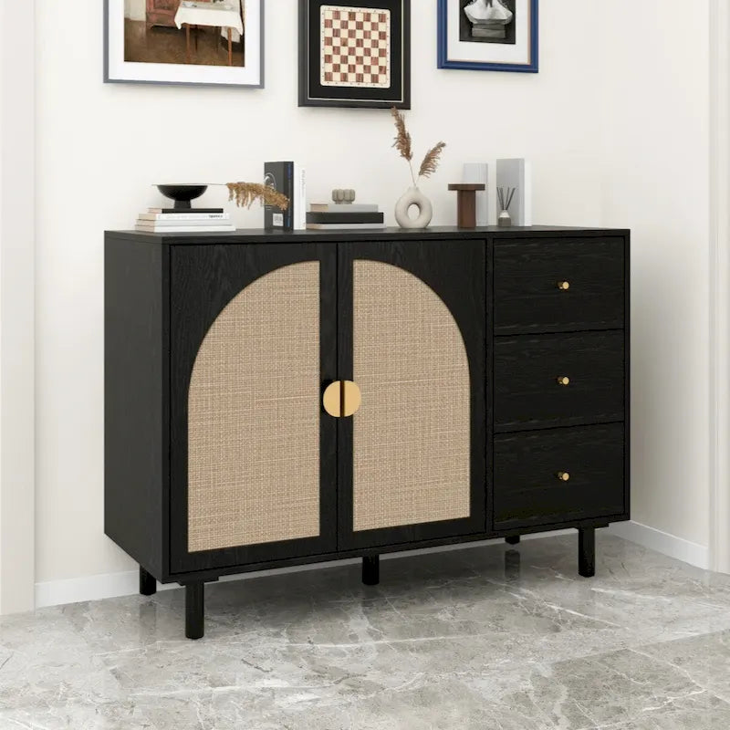 2 Door 3 Drawer Cabinet, Suitable for Bedroom, Living Room