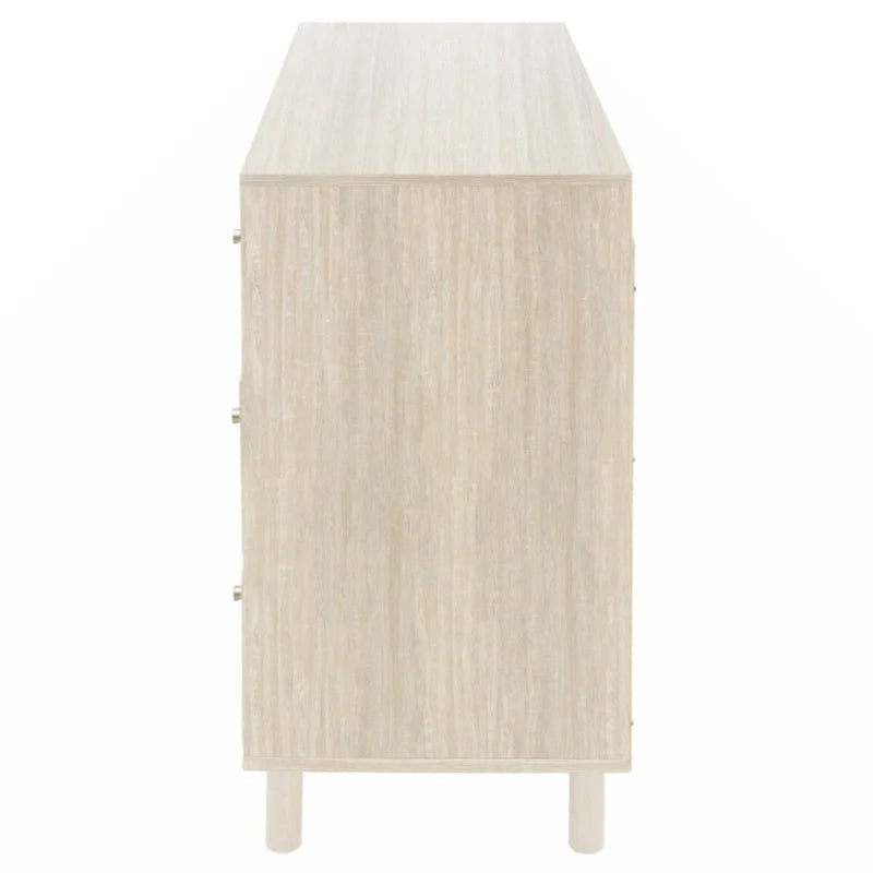 Armario de 2 puertas y 3 cajones, ideal para dormitorio o sala de estar