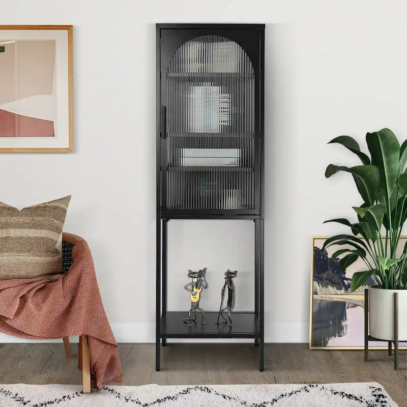 Tempered Glass Door Cabinet