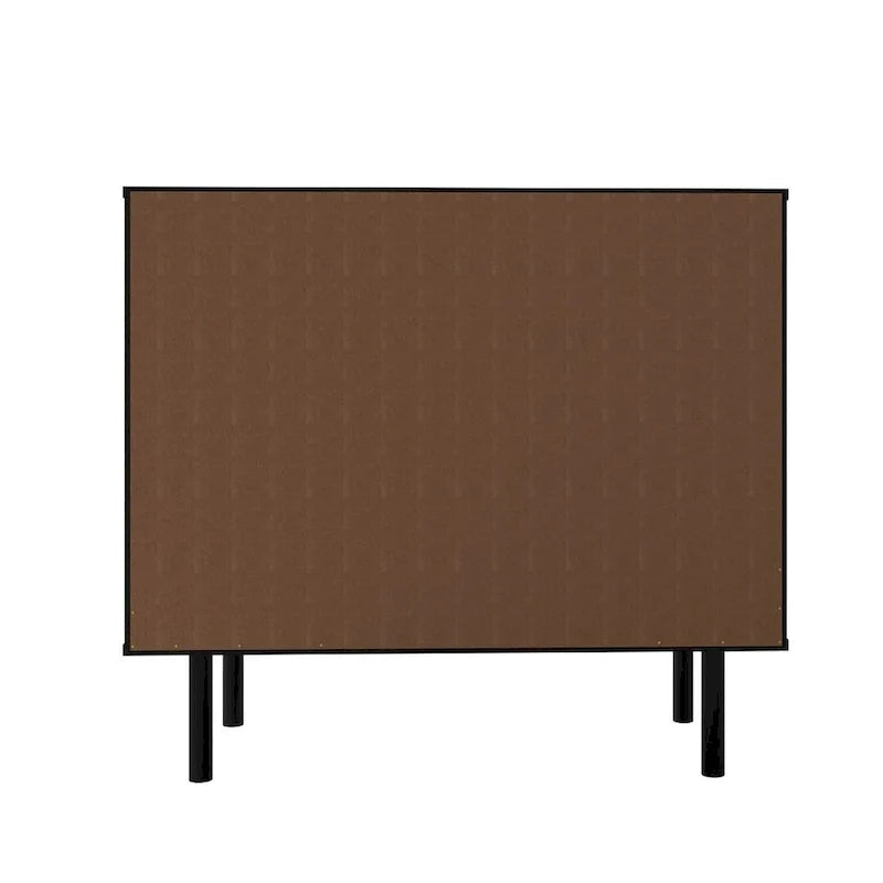 Herringbone Wooden Storage Sideboard Cabinet