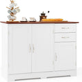 Kitchen Sideboard with Storage Cabinets & Drawers