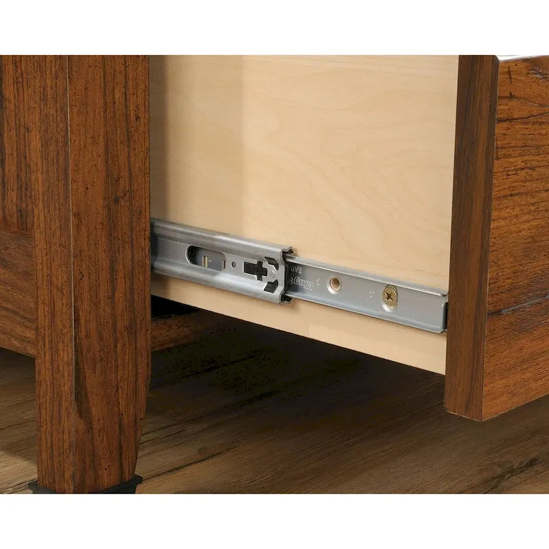 Rustic 4 Drawer Dresser, Wood Chest of Drawers, Lateral File Storage Cabinet