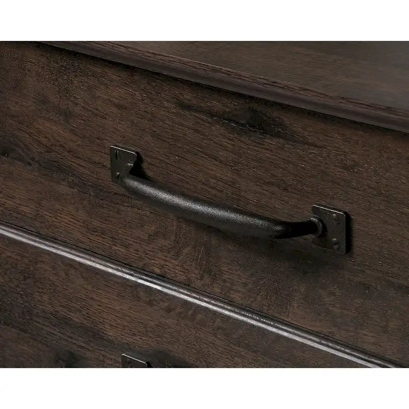 Rustic 4 Drawer Dresser, Wood Chest of Drawers, Lateral File Storage Cabinet