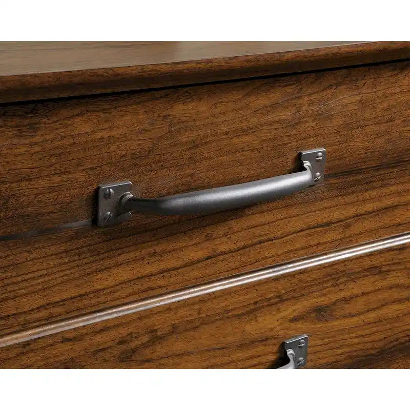 Rustic 4 Drawer Dresser, Wood Chest of Drawers, Lateral File Storage Cabinet