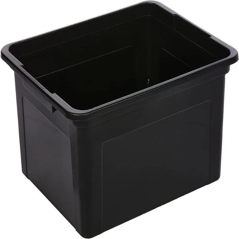 Stackable Lidded Plastic File Storage Box