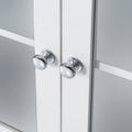 Tall Storage Cabinet with Shelves and Doors for Bathroom